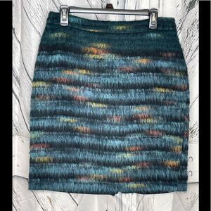 Anthropologie Maeve furry pencil skirt 12